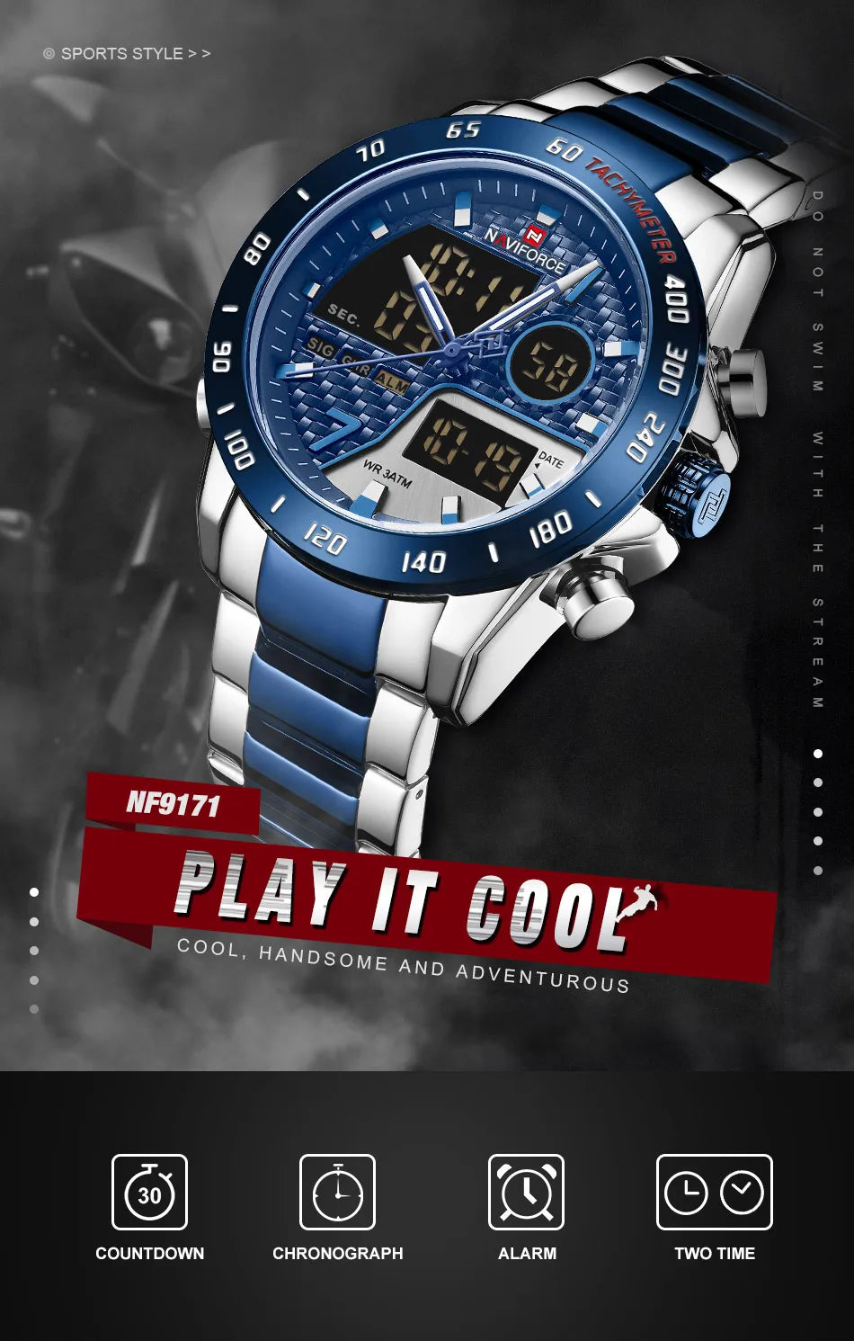 Luxury Brand Men's Wrist Watch Military