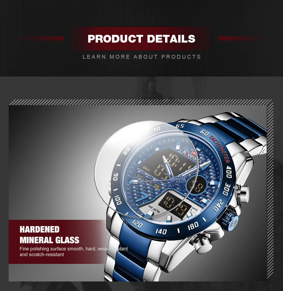 Luxury Brand Men's Wrist Watch Military
