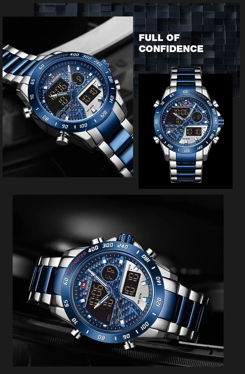 Luxury Brand Men's Wrist Watch Military