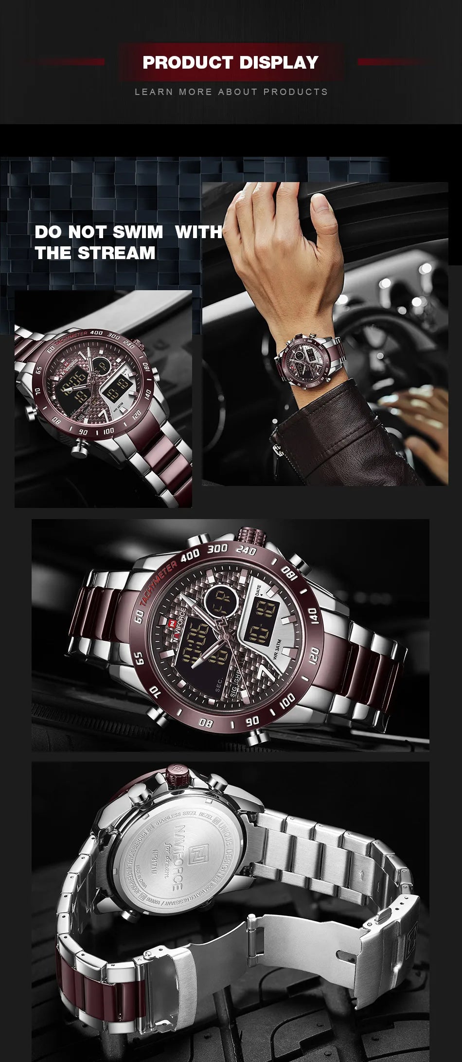 Luxury Brand Men's Wrist Watch Military