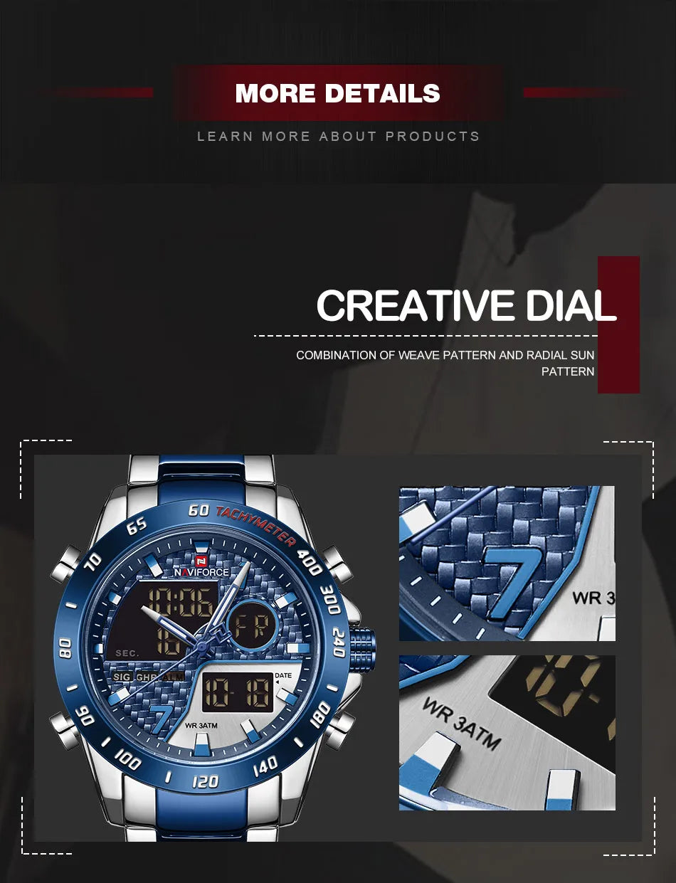 Luxury Brand Men's Wrist Watch Military