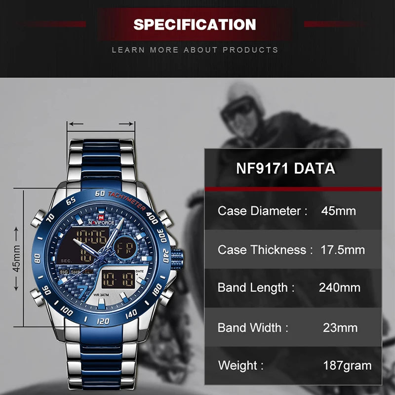 Luxury Brand Men's Wrist Watch Military