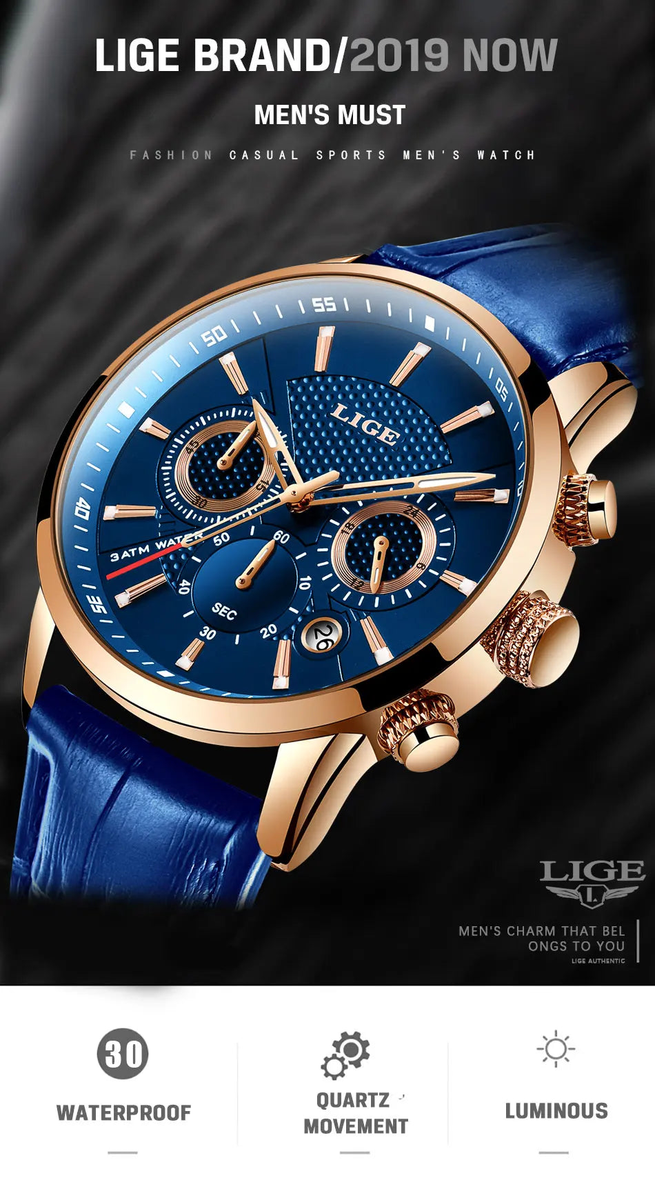 Luxury Watch Casual Business