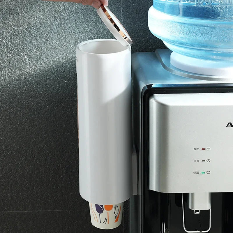 Dispenser Automatically Drop Cup Remover Wall Mounted