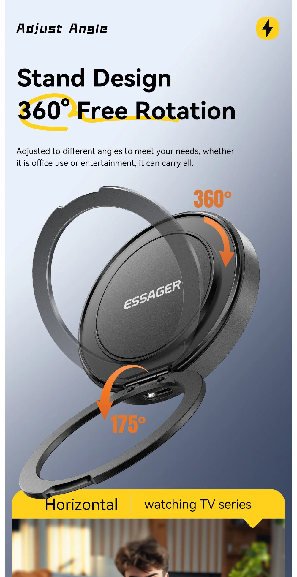 Magnetic Wireless Charger With Holder