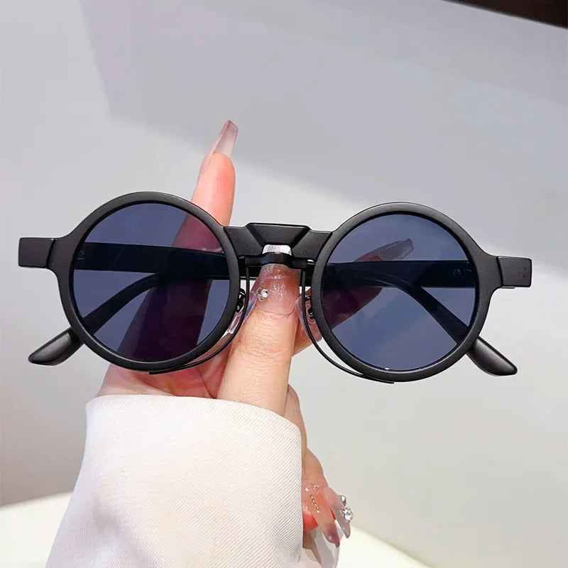 Luxury Round Steampunk Sunglasses