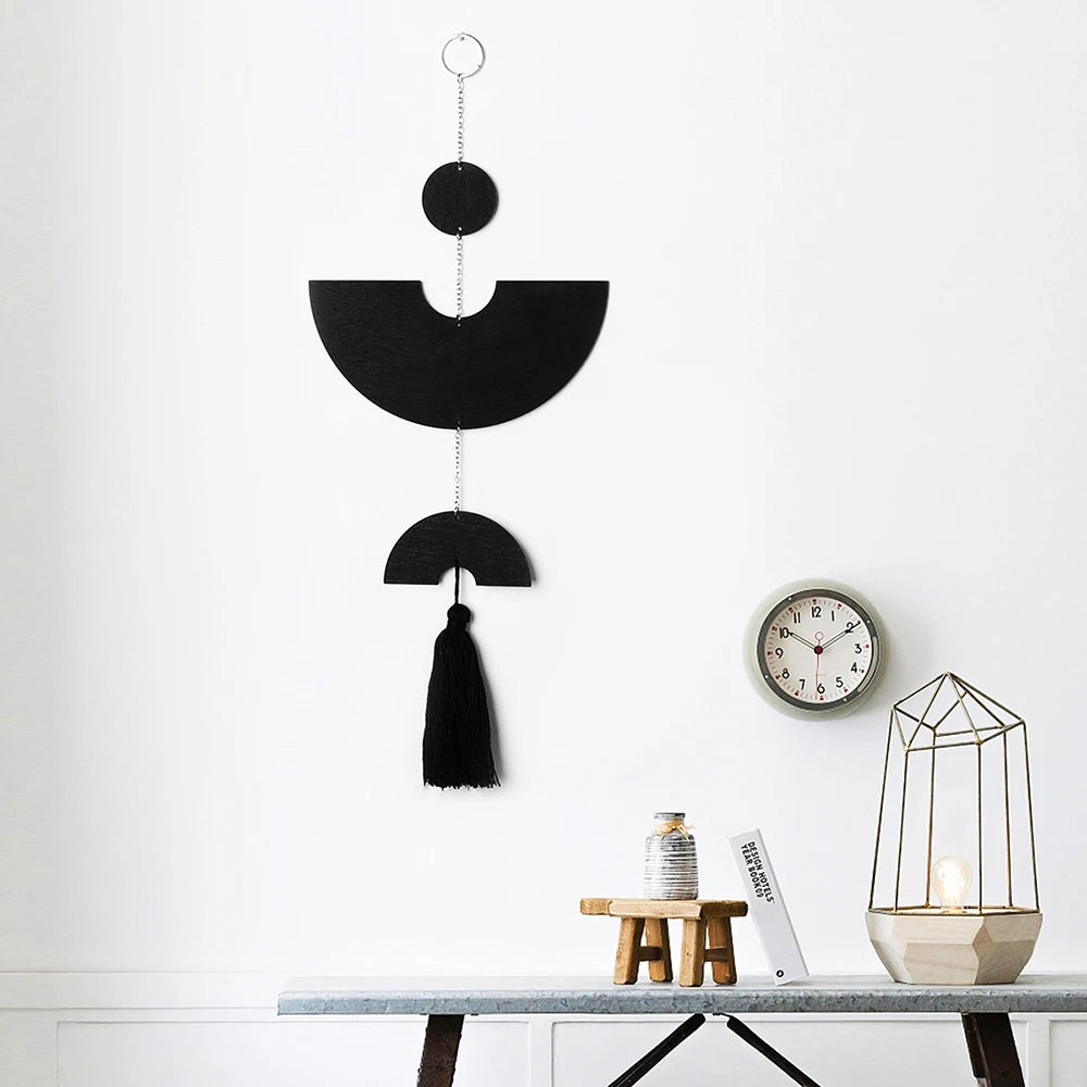 Boho Room Decor Black Wall Art