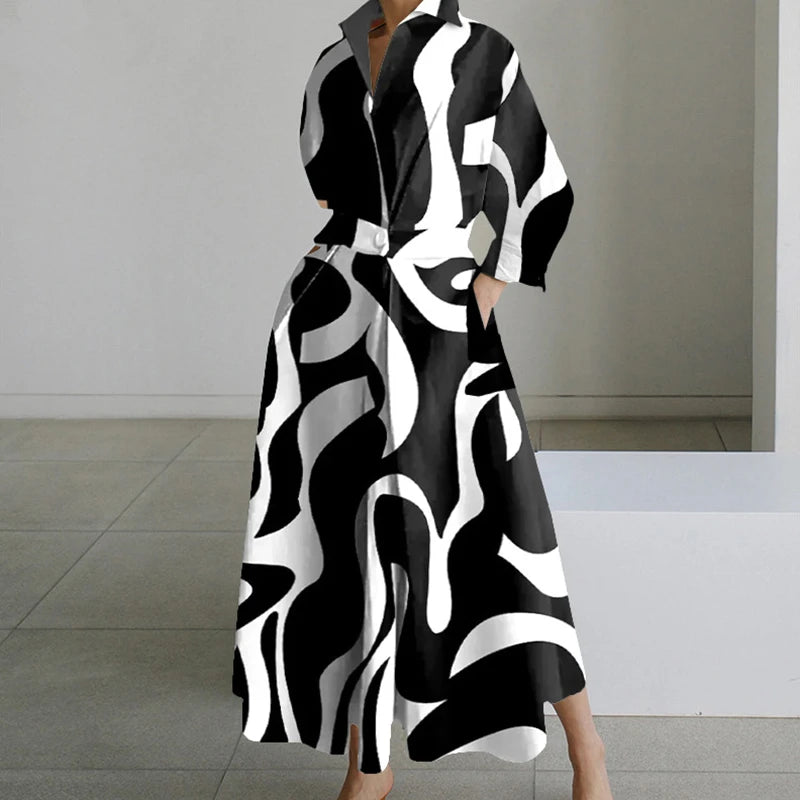 Fashion Dress Spring New Long Sleeve