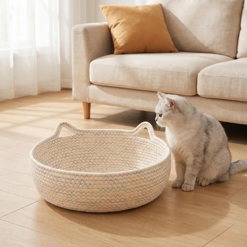 Pet Bed Sleeping Pad Round