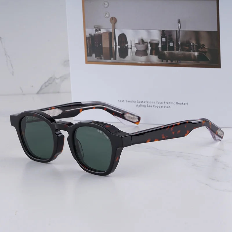 Men's Vintage Oval Sunglasses