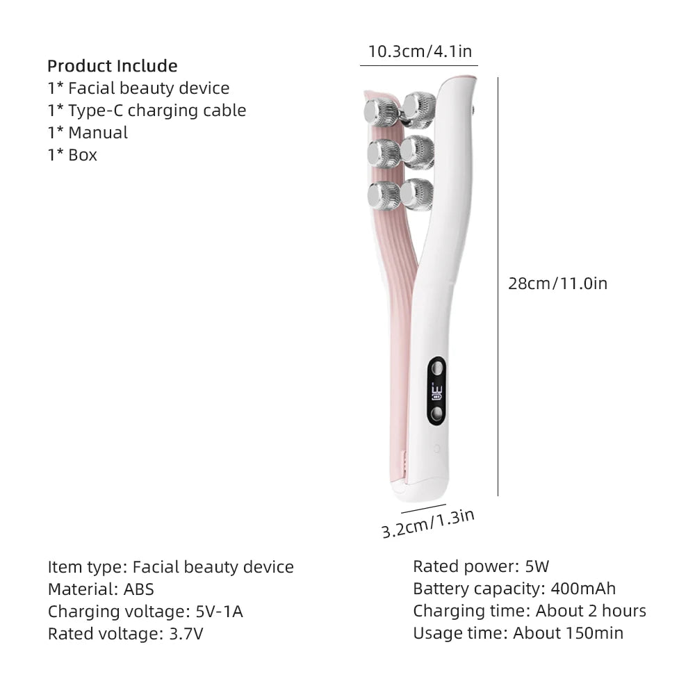 Facial Beauty Device 3 Gear Adjustable