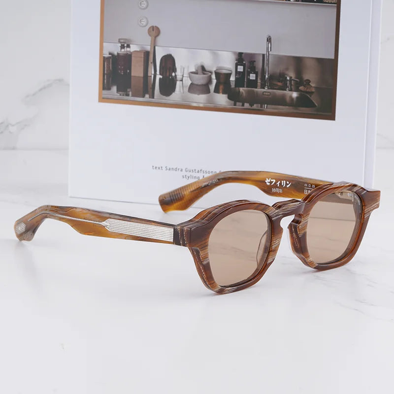 Men's Vintage Oval Sunglasses