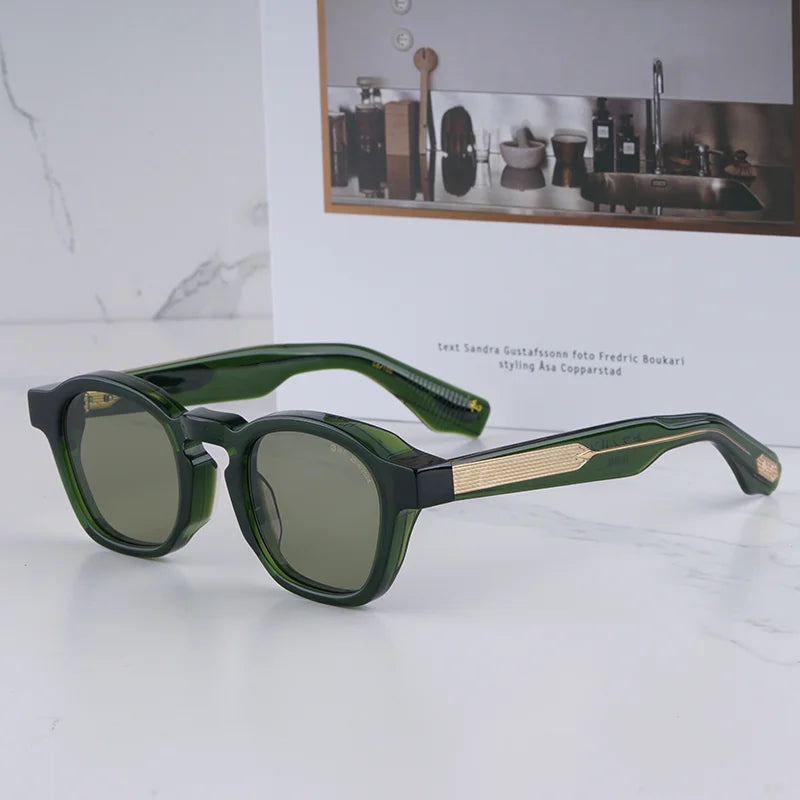 Men's Vintage Oval Sunglasses