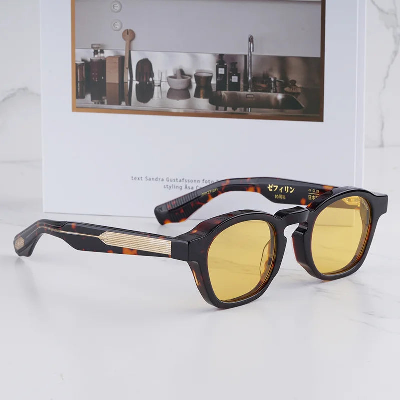 Men's Vintage Oval Sunglasses