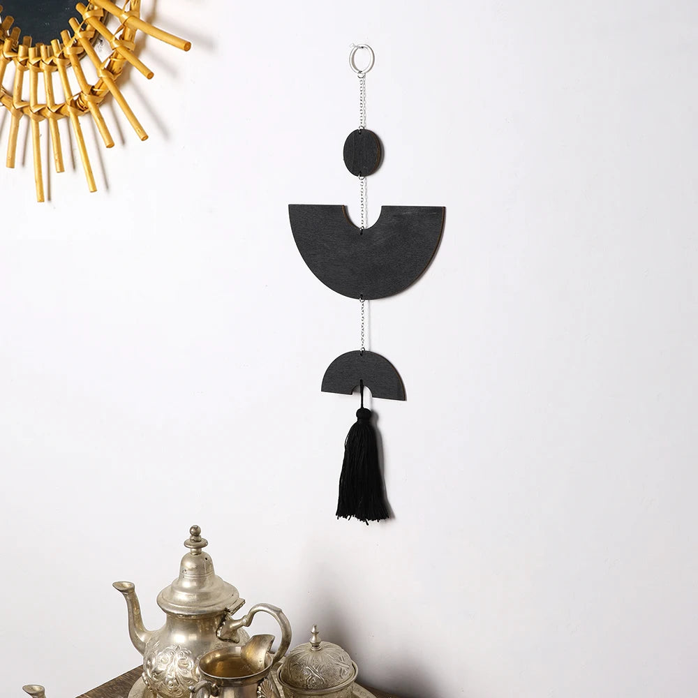 Boho Room Decor Black Wall Art