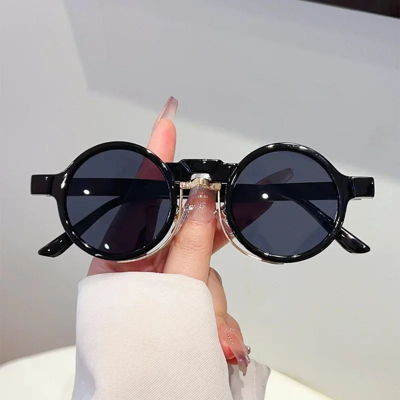 Luxury Round Steampunk Sunglasses
