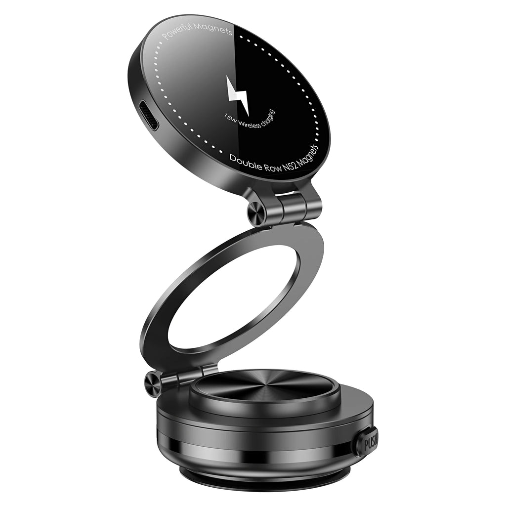 Magnetic Car Phone Holder with Wireless Charger