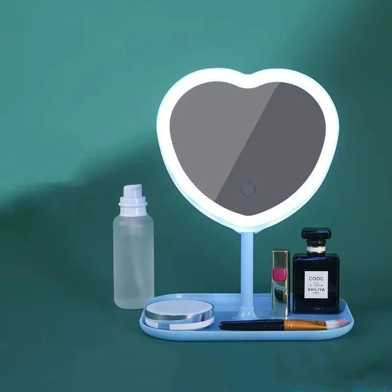 Desktop beauty light mirror