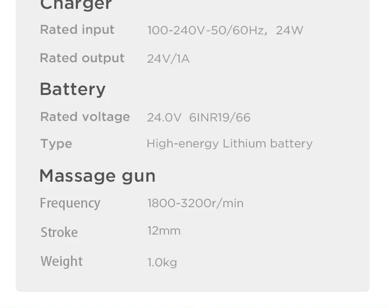 Booster E Massage Gun Deep Tissue Massager