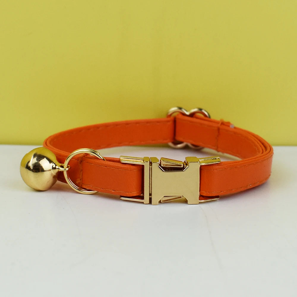 Pet Collar Customized Name With Bell