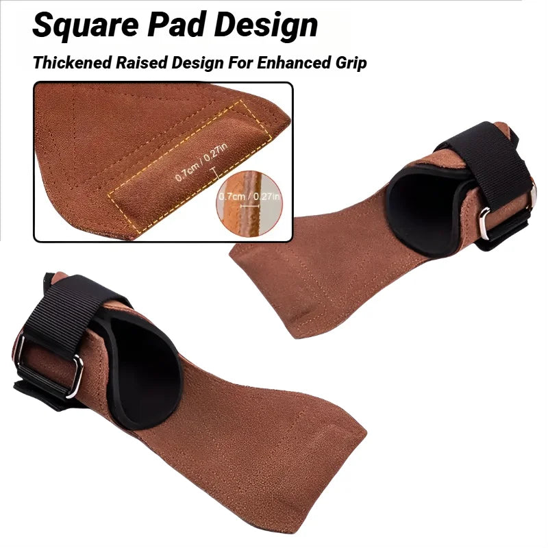 Gym Gloves Grips Anti-Skid Weight Power