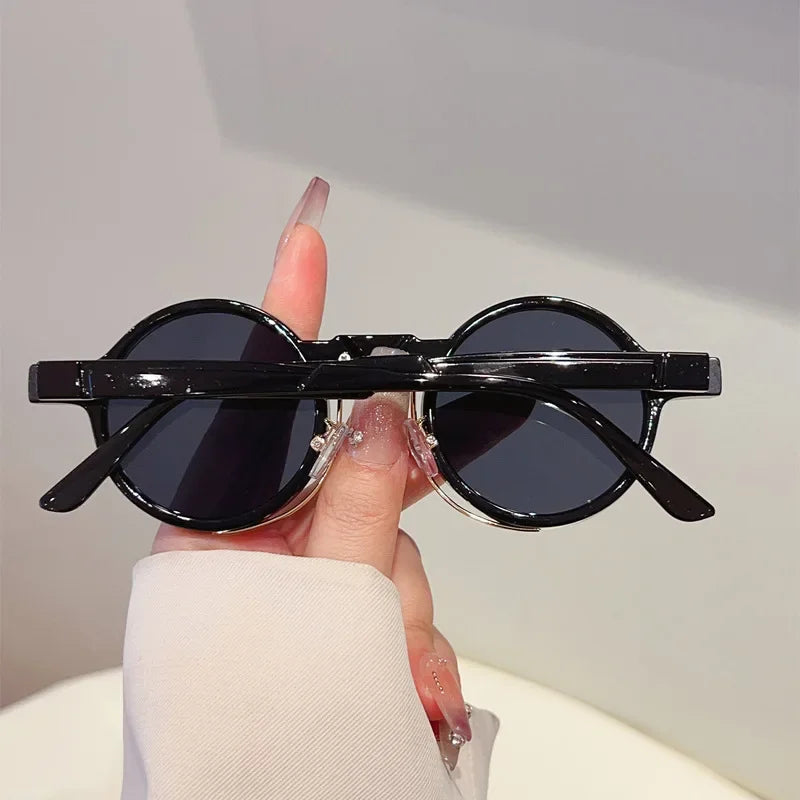 Luxury Round Steampunk Sunglasses