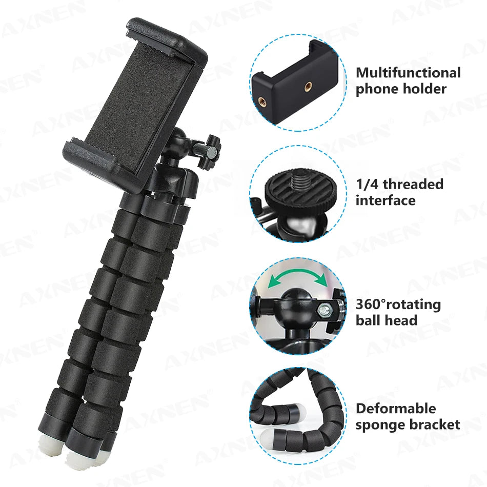 Sponge Tripod Octopus Bracket Universal