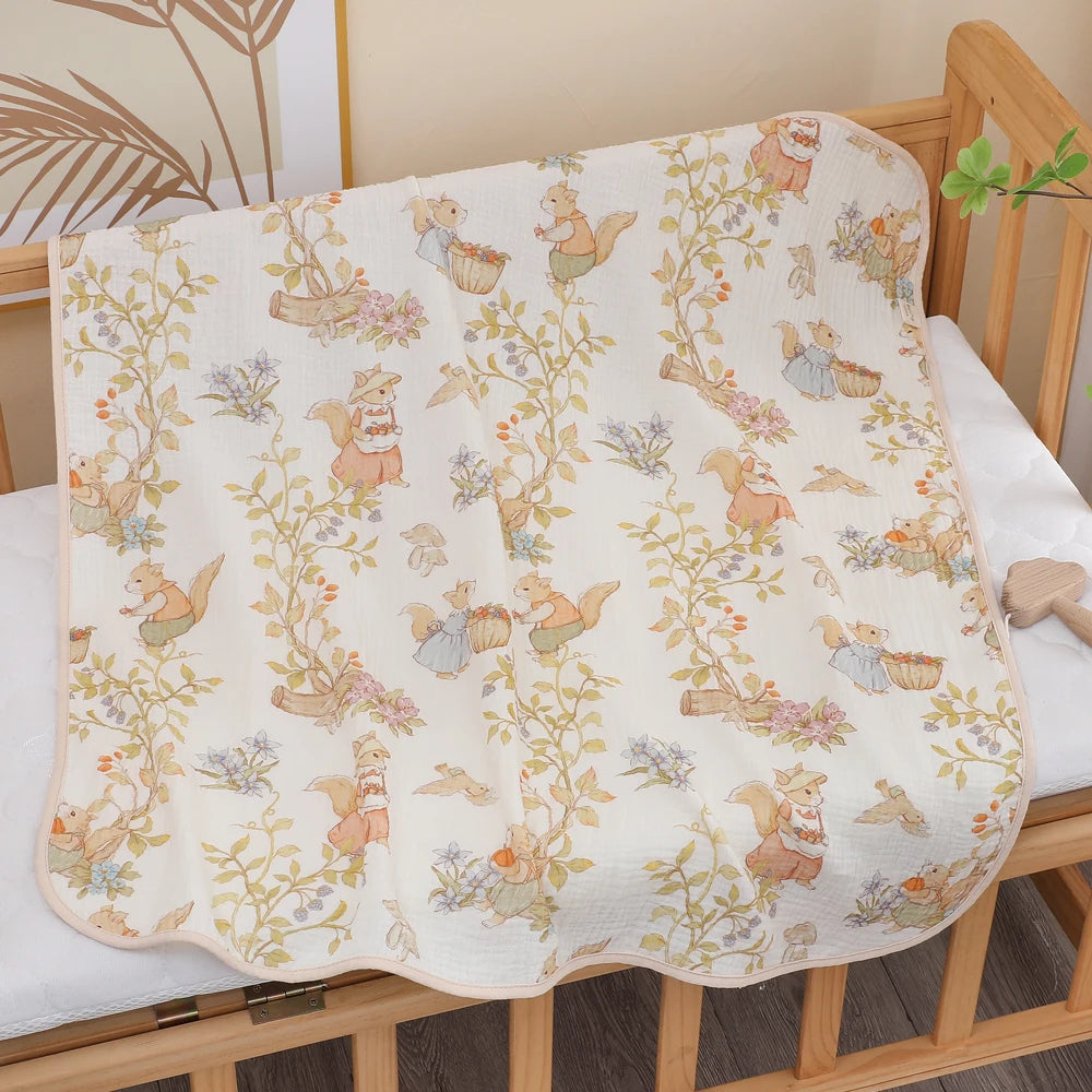 Newborn baby bath towel pure cotton