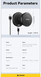Magnetic Wireless Charger With Holder
