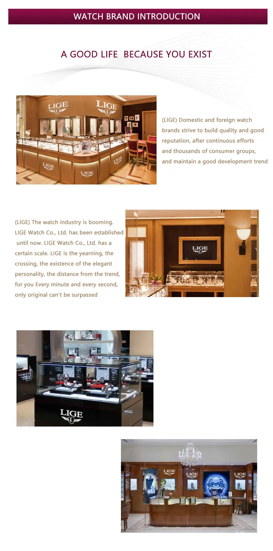 Luxury Watch Casual Business