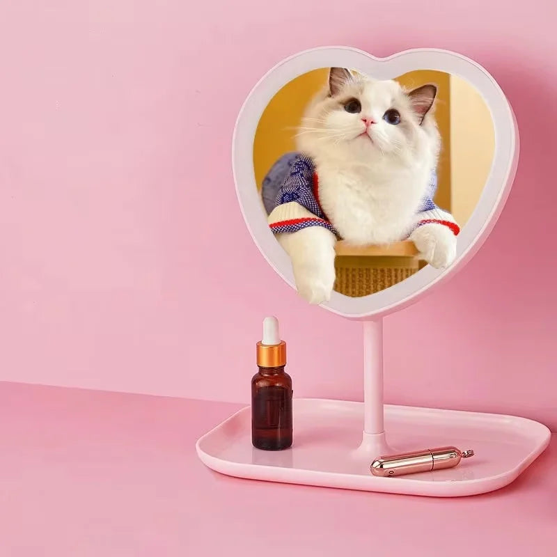 Desktop beauty light mirror
