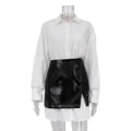 Simple and Loose White Shirts