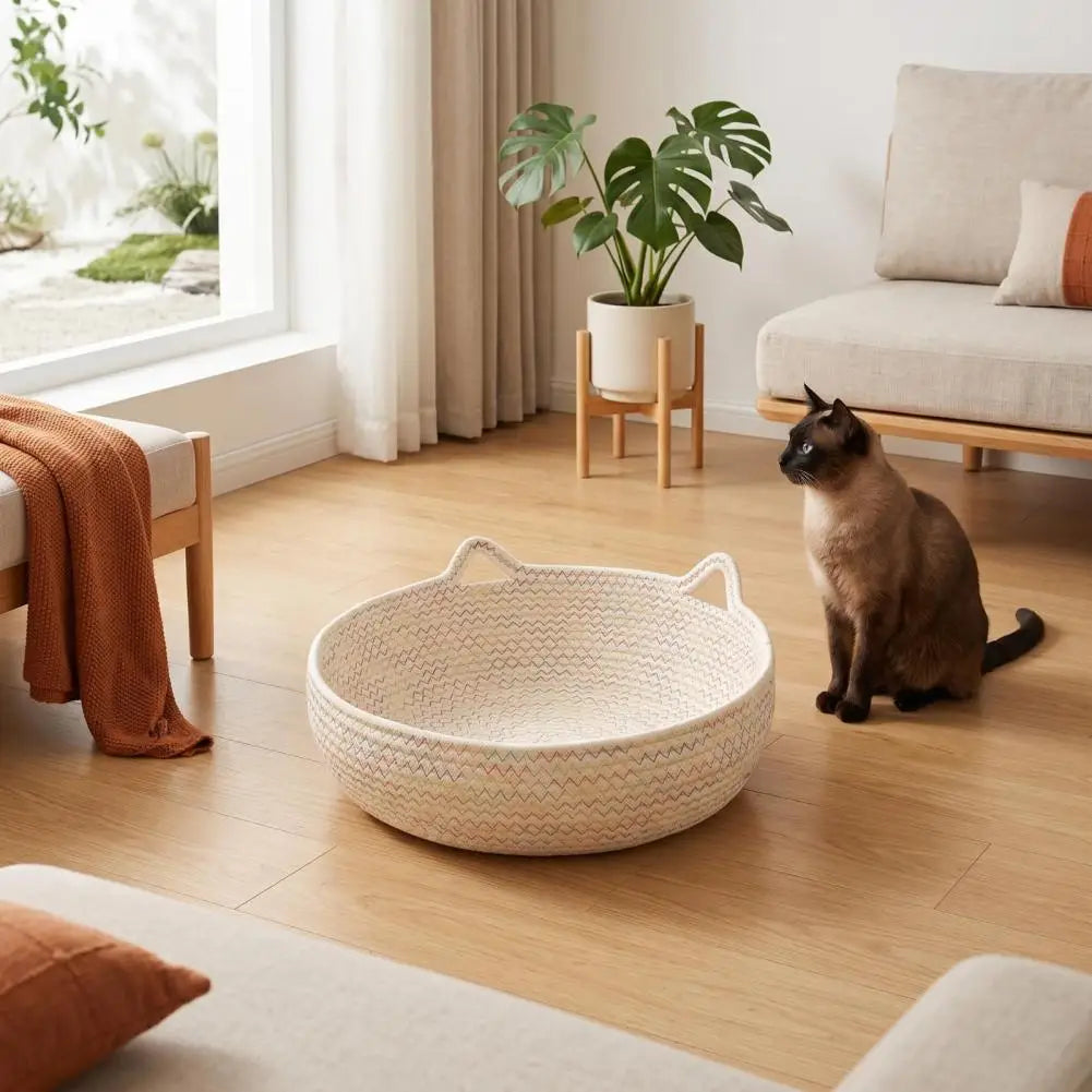 Pet Bed Sleeping Pad Round