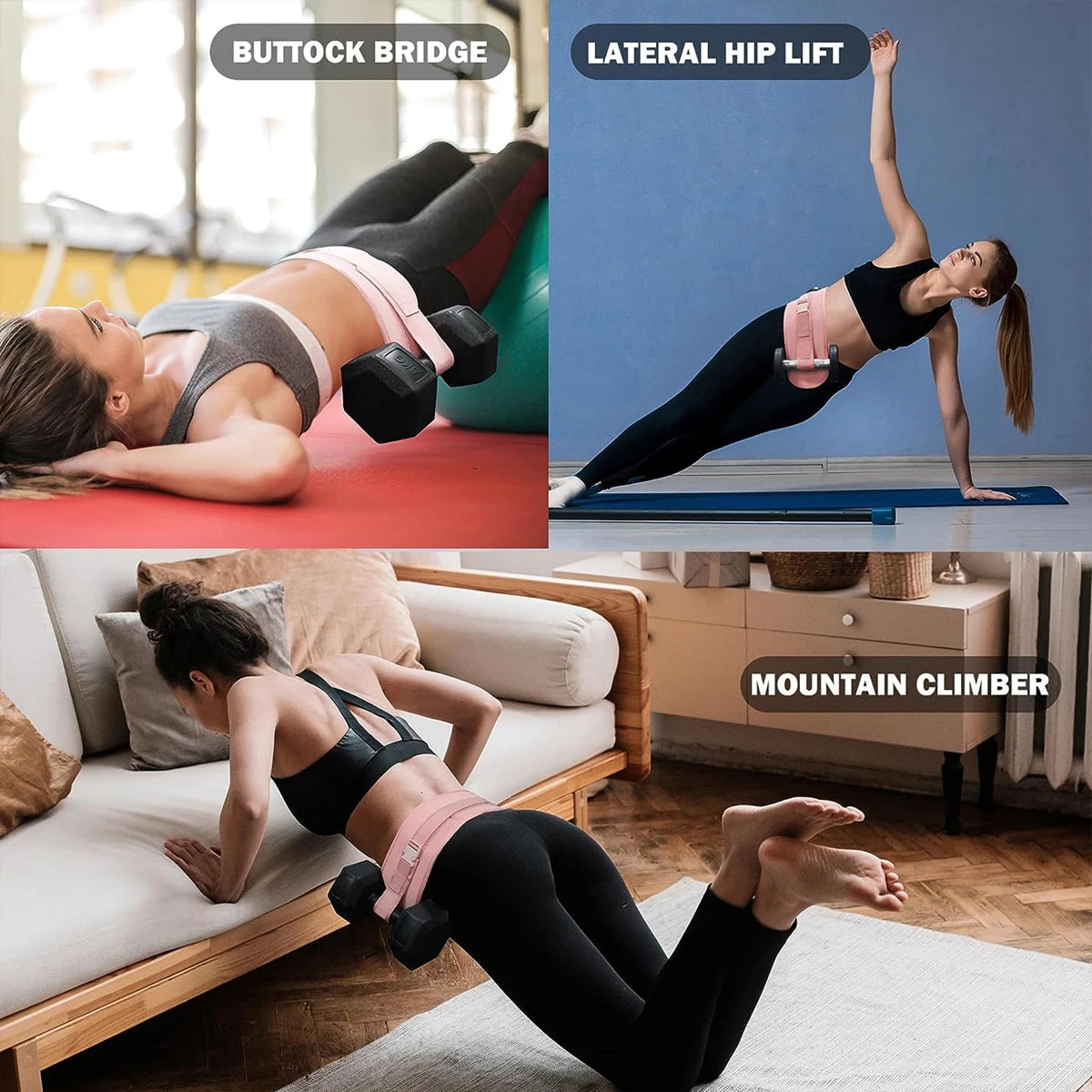 Adjustable Weighted Waist Belt