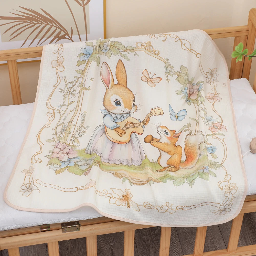 Newborn baby bath towel pure cotton