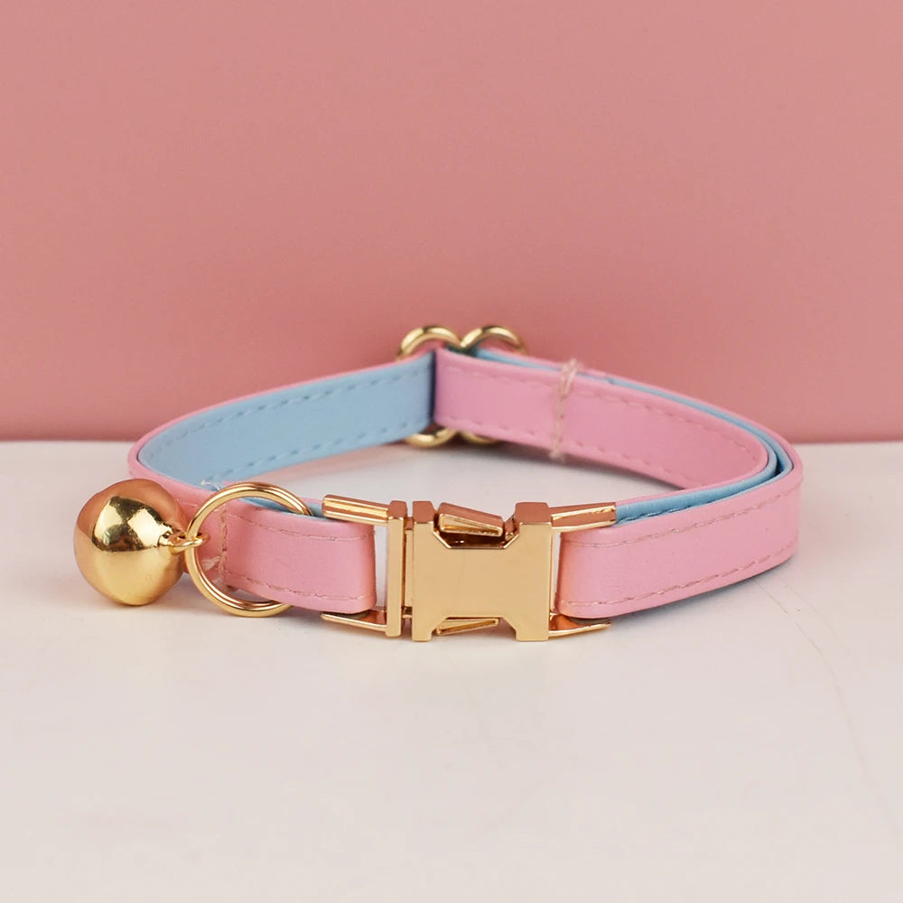 Pet Collar Customized Name With Bell