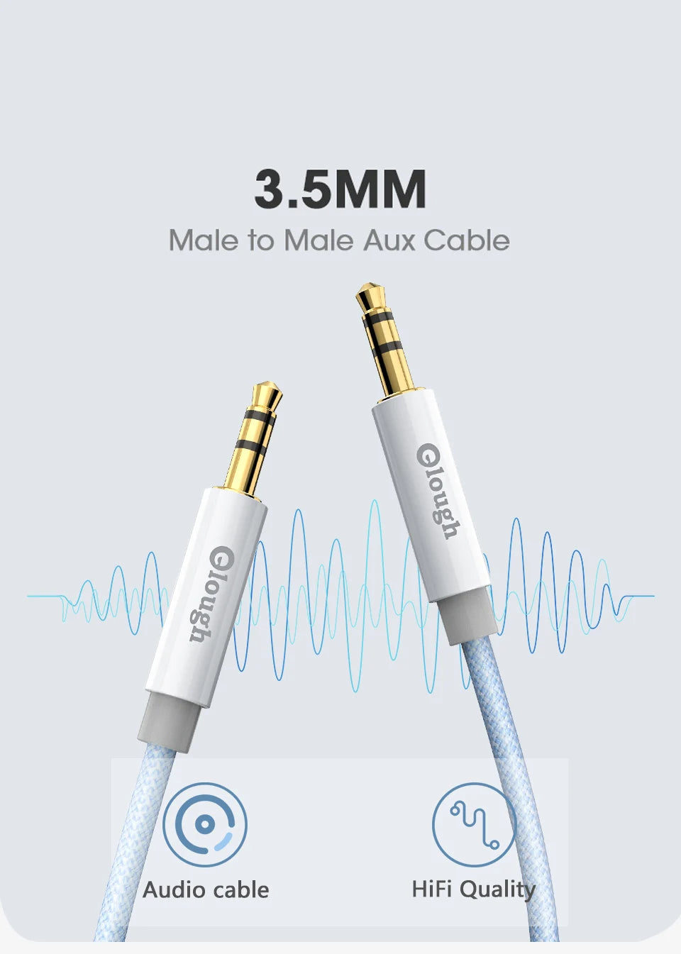 AUX Cable Jack 3.5mm Audio Cable 3.5