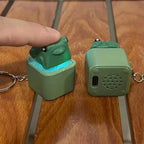 Croaking Frog Duck Keychain With LED