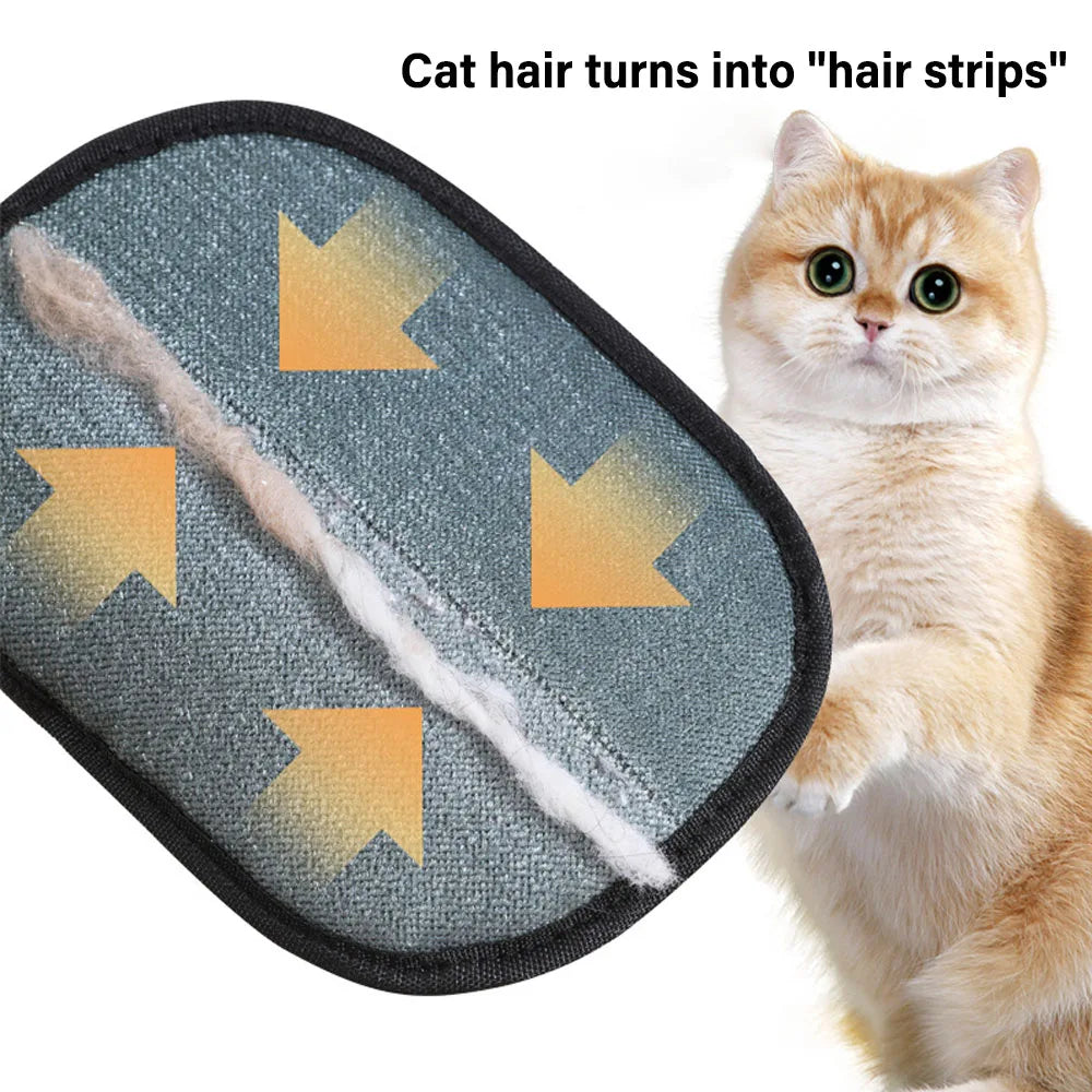 Pet Grooming Gloves Static Dedusting