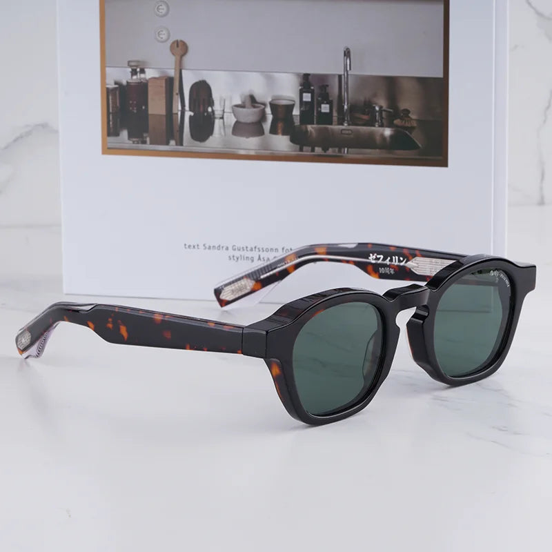 Men's Vintage Oval Sunglasses