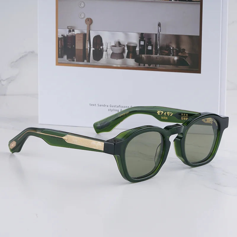 Men's Vintage Oval Sunglasses