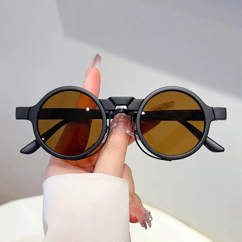 Luxury Round Steampunk Sunglasses