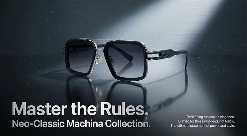 Vintage Oversized Square Sunglasses