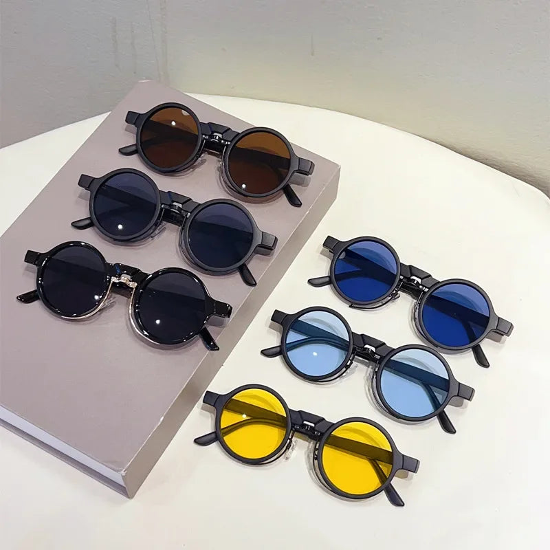 Luxury Round Steampunk Sunglasses