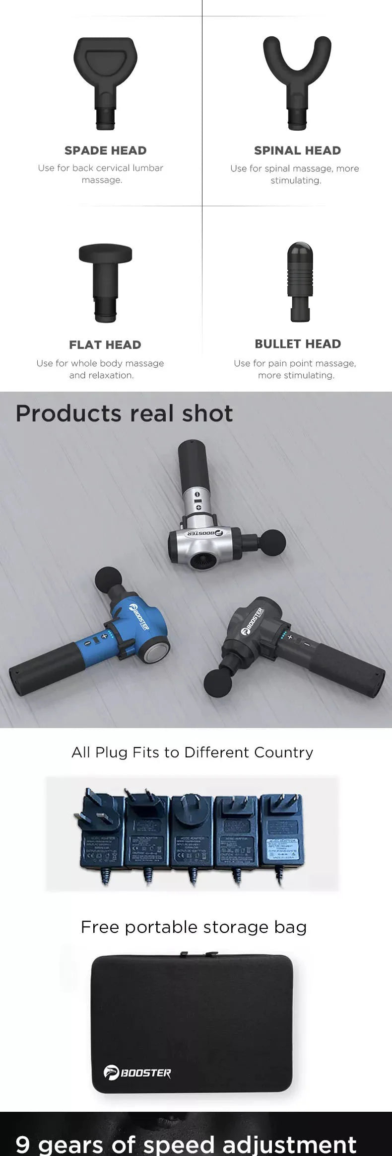 Booster E Massage Gun Deep Tissue Massager