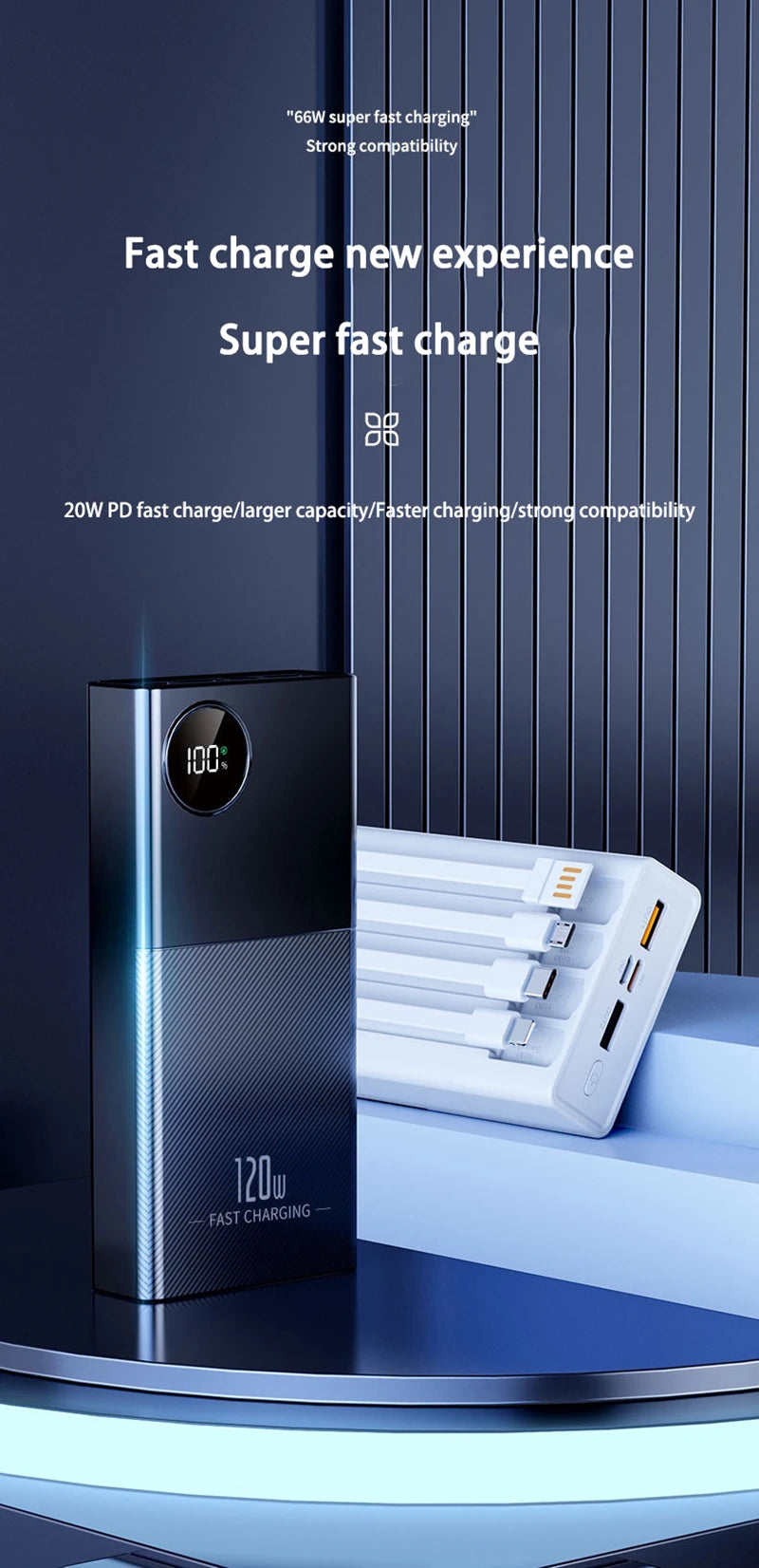 66W Super Fast Charging Power Bank