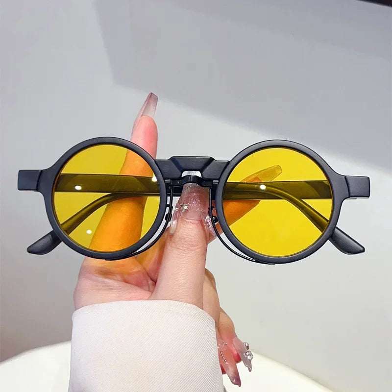 Luxury Round Steampunk Sunglasses