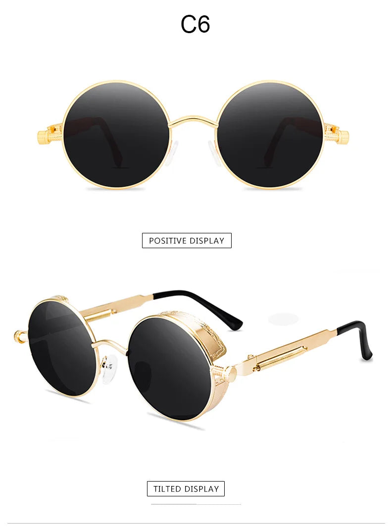 Classic Gothic Steampunk Sunglasses