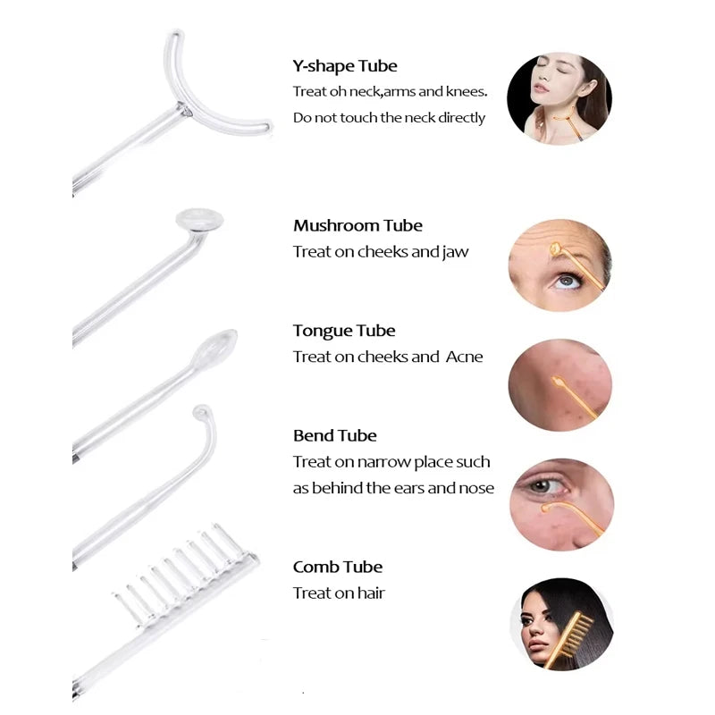 Beauty 5 in 1 High Frequency Electrode